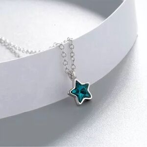 Blue Star Necklace